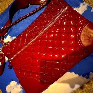 My Wallace deep red bag